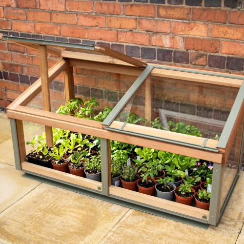 Cedar Cold Frame 4x2 With Aluminium Capping